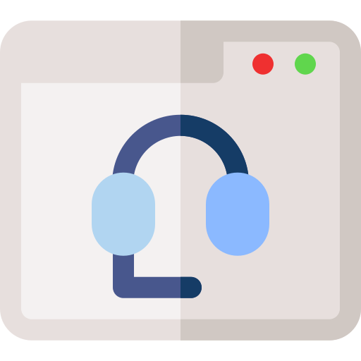 Online support Basic Rounded Flat icon