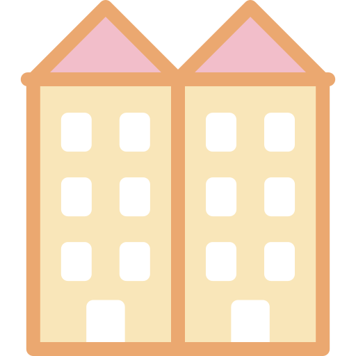 집 Detailed color Lineal color icon