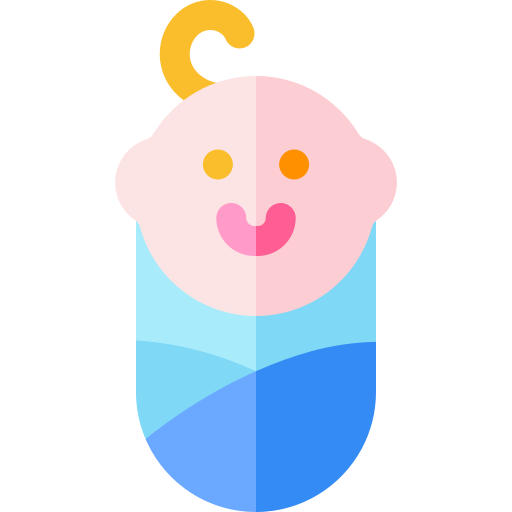 Baby boy Basic Rounded Flat icon