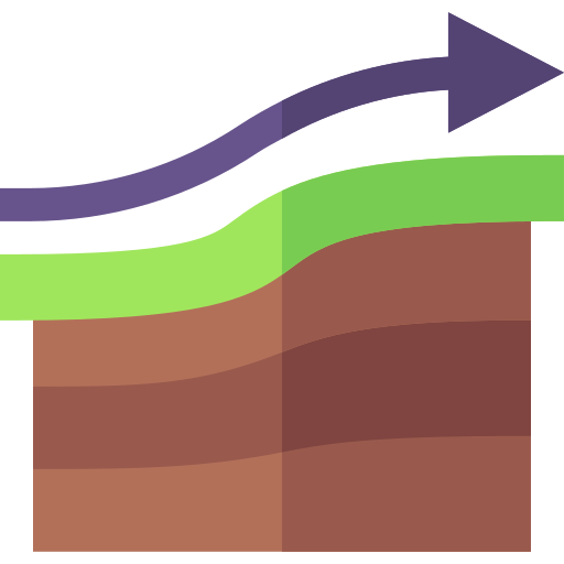 地形 Basic Straight Flat icon