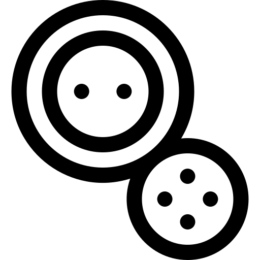 pulsante Basic Rounded Lineal icona