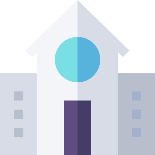 bibliothek Basic Straight Flat icon