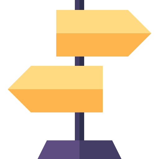道路標識 Basic Straight Flat icon