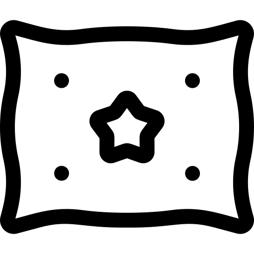 oreiller Basic Rounded Lineal Icône