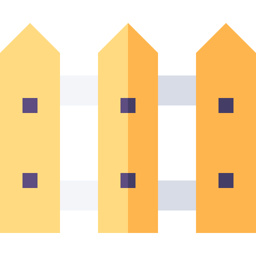 Fence Basic Straight Flat icon