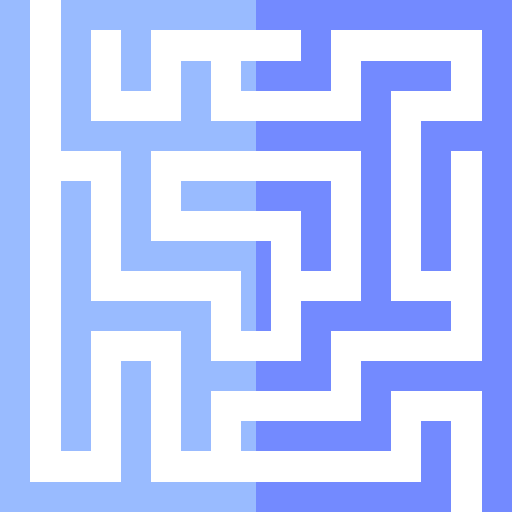Maze Basic Straight Flat icon