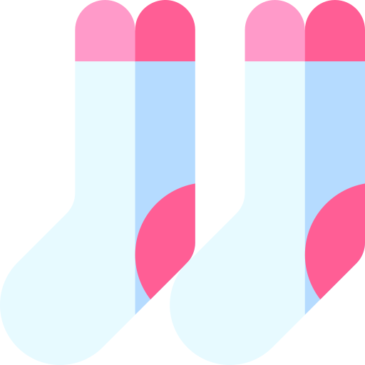 baby sokken Basic Rounded Flat icoon