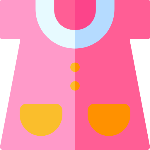 ベビードレス Basic Rounded Flat icon