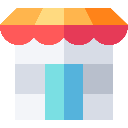 Shop Basic Straight Flat icon