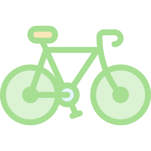 자전거 Detailed color Lineal color icon
