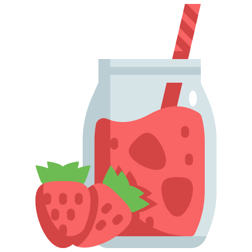 jugo de fresa Generic Flat icono