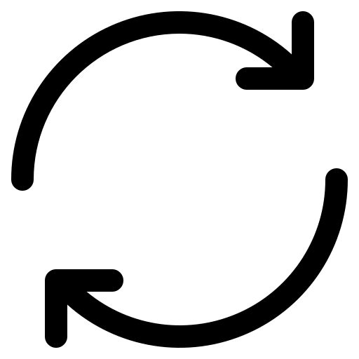 synchroniser Generic Detailed Outline Icône