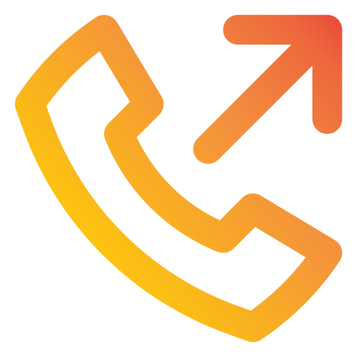 Outgoing call Generic Gradient icon