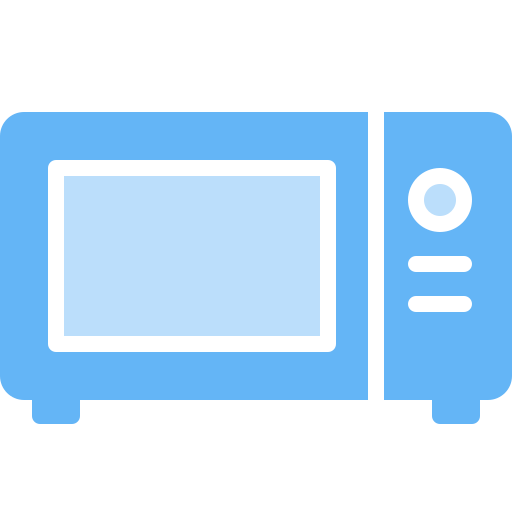 Microwave oven Generic Blue icon