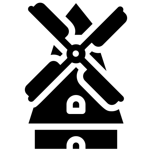 Киндердейк ветряные мельницы Generic Glyph иконка