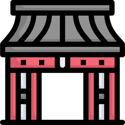 Kaminarimon gate Generic Outline Color icon