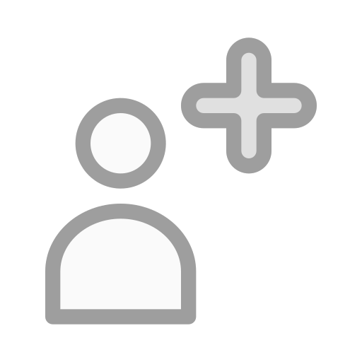 ユーザーを追加する Generic Grey icon