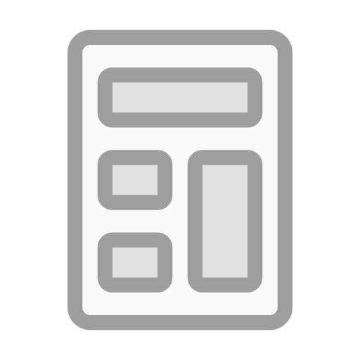 calcolatrice Generic Grey icona