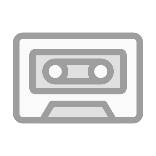 cassete Generic Grey icon