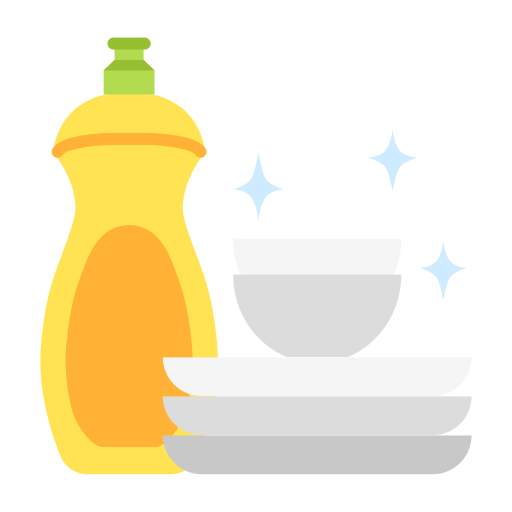 plato de lavado Generic Flat icono