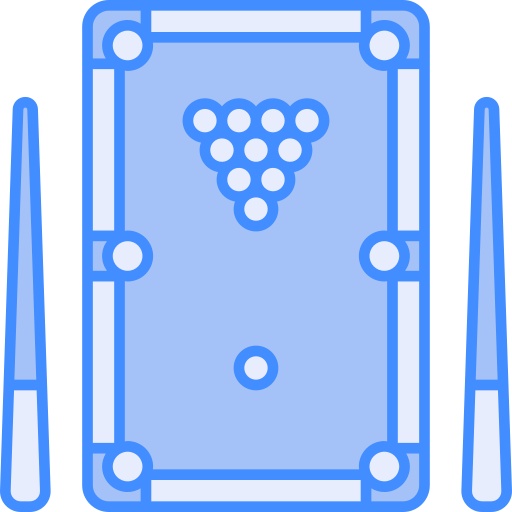 mesa de sinuca Generic Blue Ícone