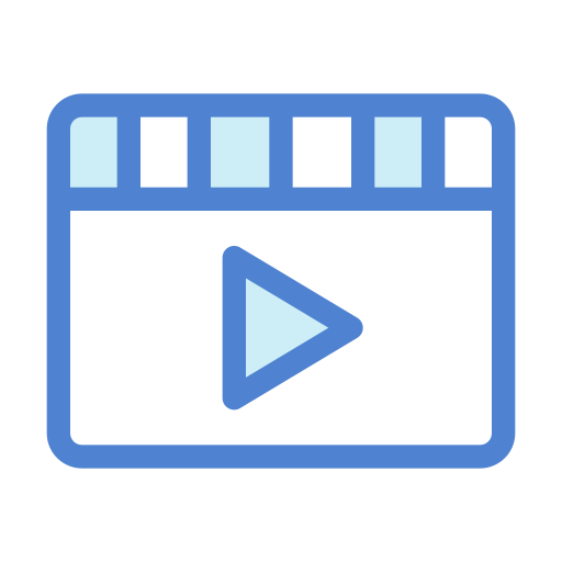 Video Generic Blue icon