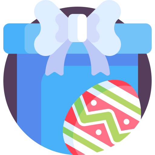 Gift box Detailed Flat Circular Flat icon