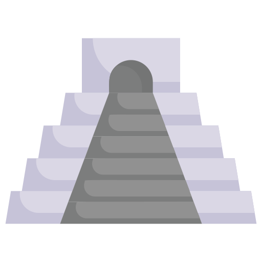 piramide azteca Generic Flat icona