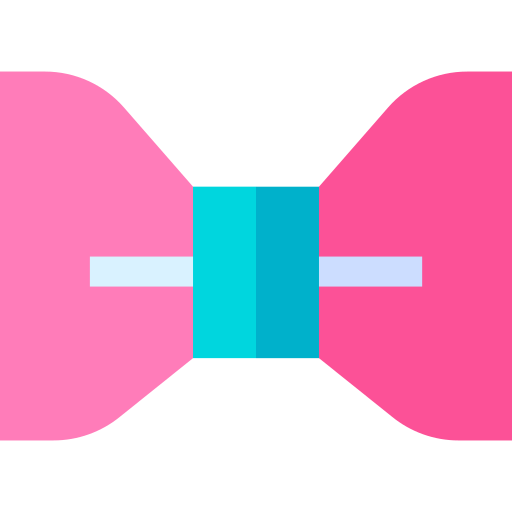 vlinderdas Basic Straight Flat icoon