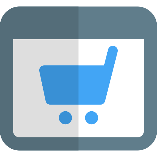 shopping en ligne Pixel Perfect Flat Icône