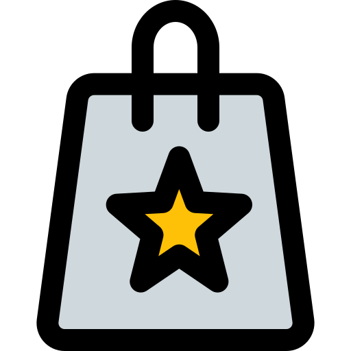 Starred Pixel Perfect Lineal Color icon