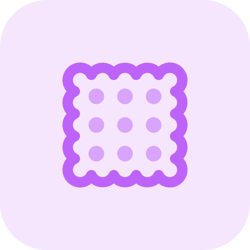 ビスケット Pixel Perfect Tritone icon