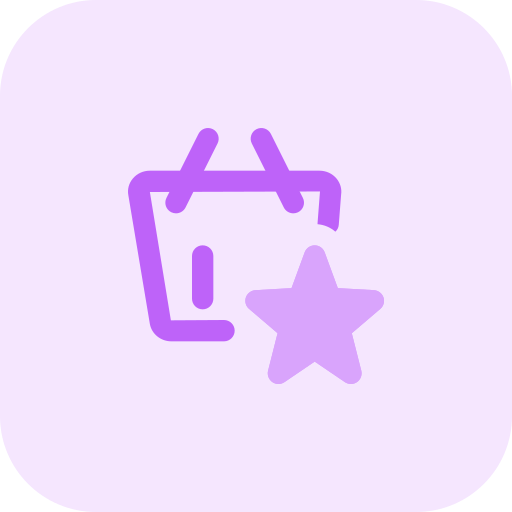Star rating Pixel Perfect Tritone icon