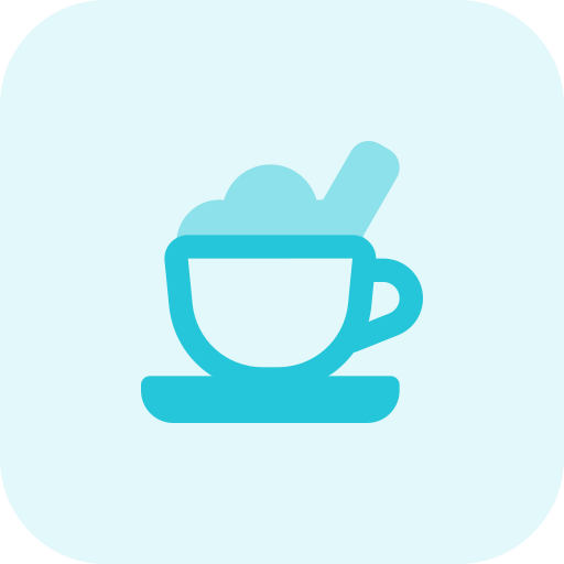 Cappuccino Pixel Perfect Tritone icon