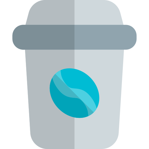 커피 컵 Pixel Perfect Flat icon