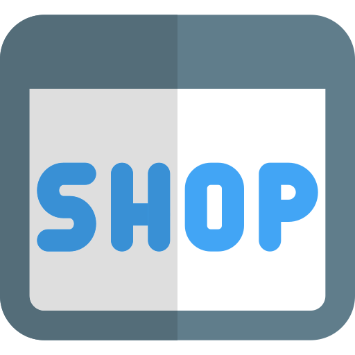 online winkelen Pixel Perfect Flat icoon