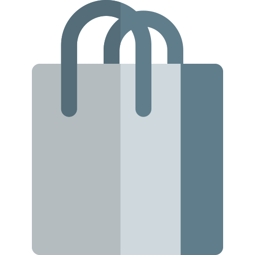 Shopping bag Pixel Perfect Flat icon