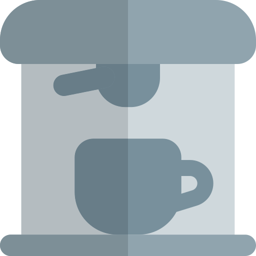 Coffee machine Pixel Perfect Flat icon