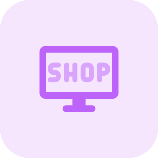 Online shopping Pixel Perfect Tritone icon