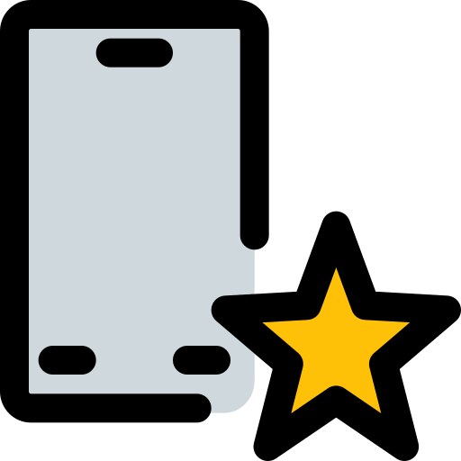 Starred Pixel Perfect Lineal Color icon