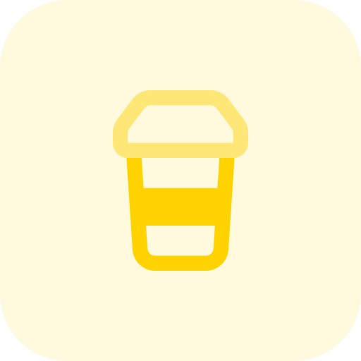 koffie pauze Pixel Perfect Tritone icoon