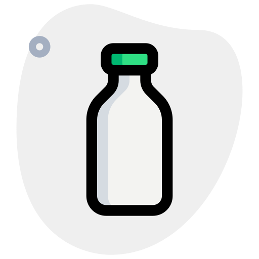 bottiglia di latte Generic Rounded Shapes icona