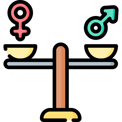 Gender equality Special Lineal color icon