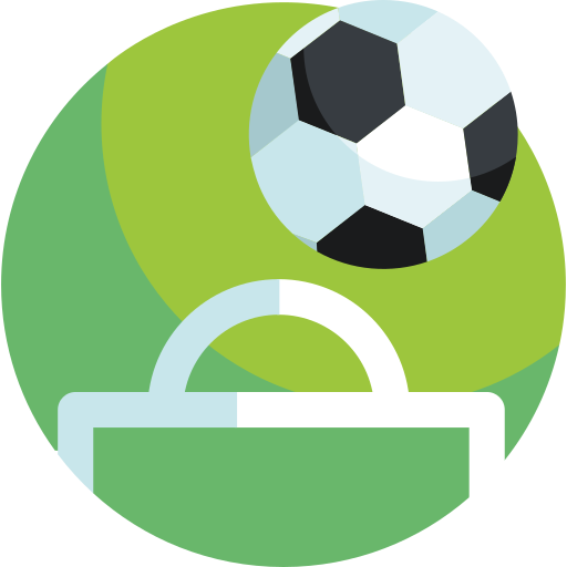 Футбольный Detailed Flat Circular Flat иконка