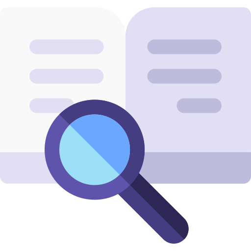 Research Basic Rounded Flat icon