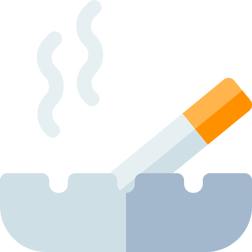 sigaretten Basic Rounded Flat icoon