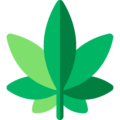 cannabis Basic Rounded Flat Ícone