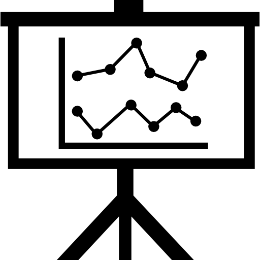 whiteboard met afbeeldingen  icoon