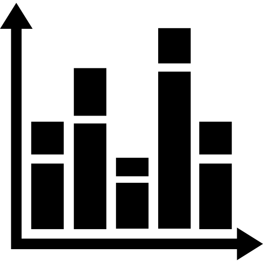 gráfico de barras  icono