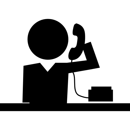 School call phone reception  icon